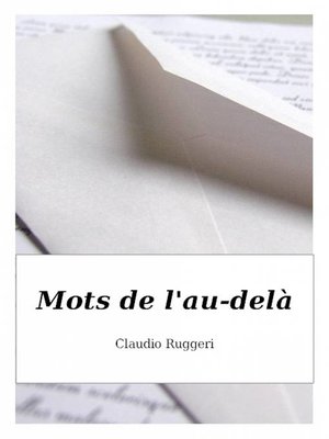 cover image of Mots de l'au-delà